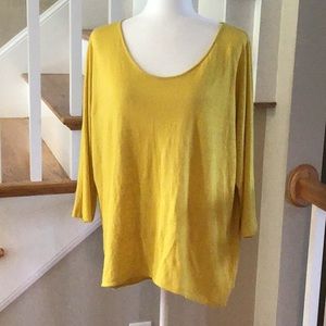 Eileen Fisher Linen Dolman Sleeve Sweater